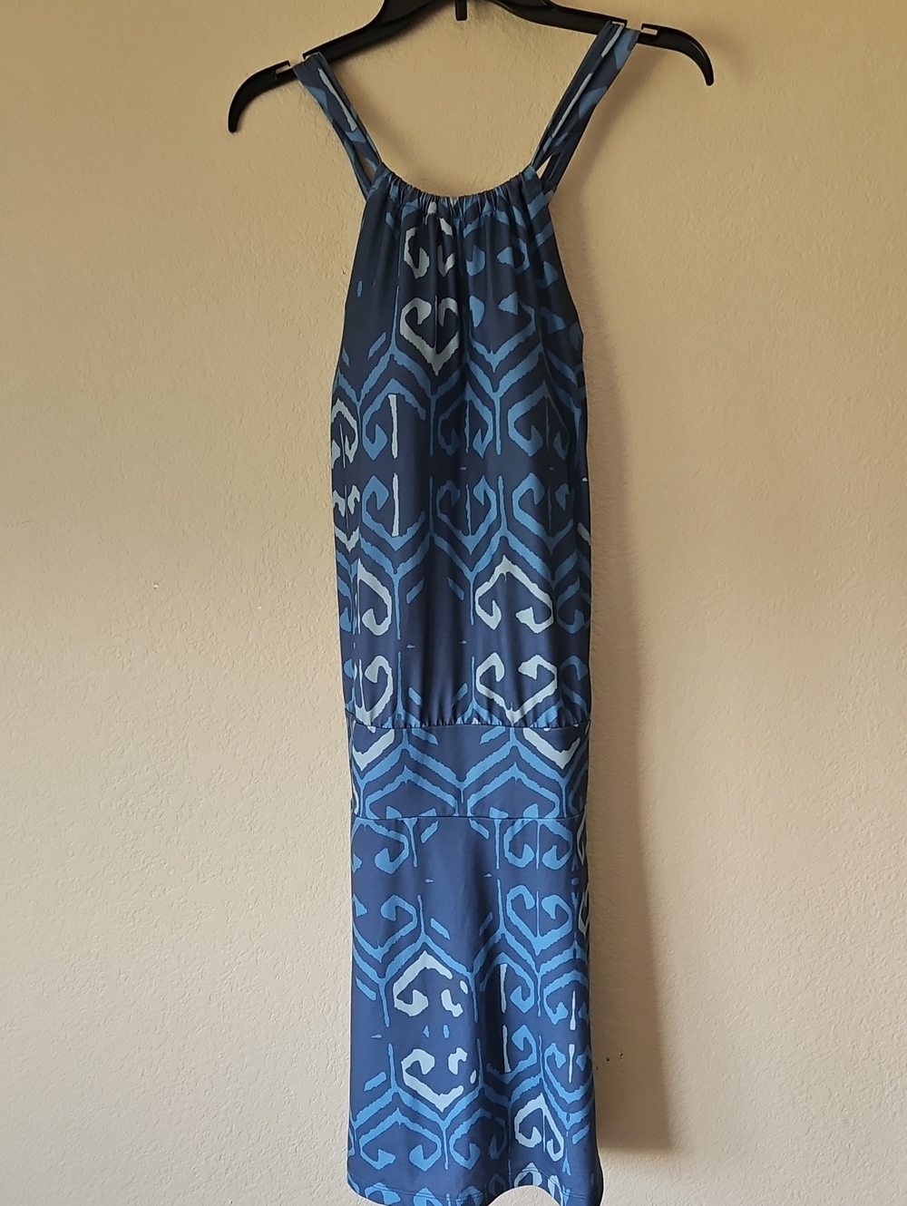 Blue Prana Halter‎ Dress Medium